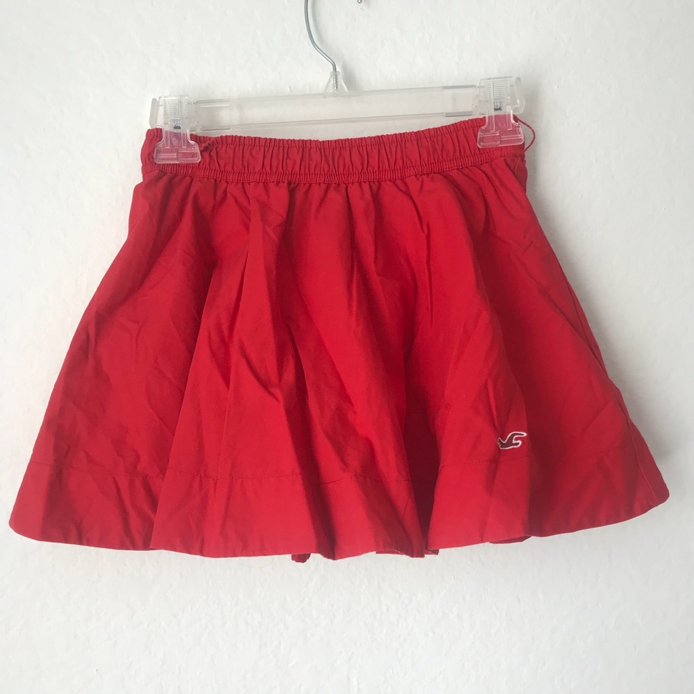 Hollister Mini Red Skirt